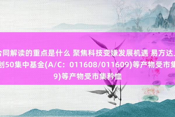 合同解读的重点是什么 聚焦科技变嫌发展机遇 易方达上证科创50集中基金(A/C：011608/011609)等产物受市集矜恤